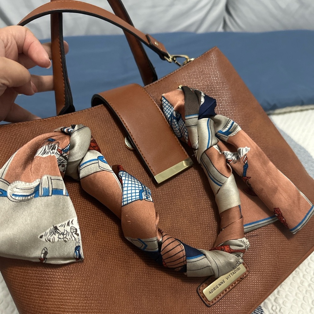 Adrienne Vittadini Cognac Leather Interior
